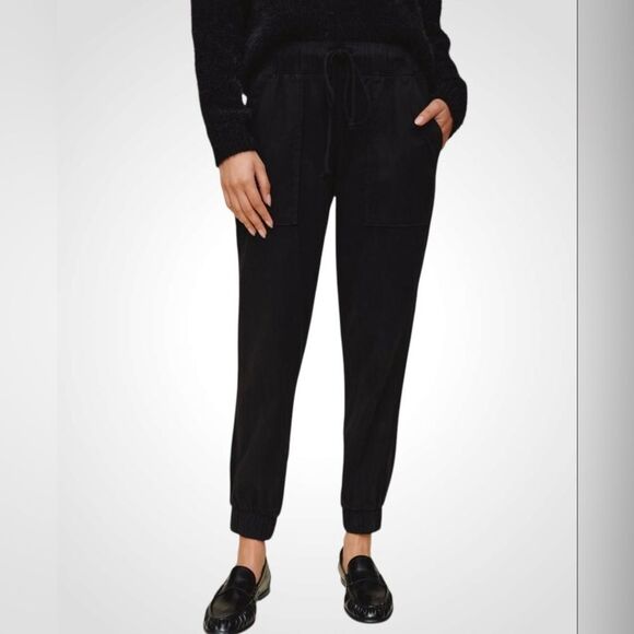 Bella Dahl Pants - Bella Dahl | Bella Dahl Black Pocket Jogger Pants | Drawstring Joggers NWT M.
